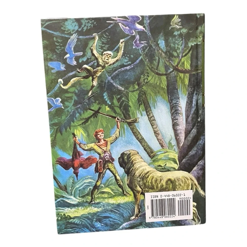 VINTAGE  SWISS FAMILY‎ ROBINSON HARDCOVER BOOK JR. EDITION GROSSET & DUNLAP 1998